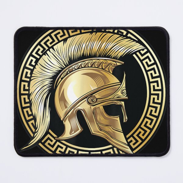 Item preview, Spartan Helmet Gold Gladiator Sparta Greek Gym designed and sold by danielleclh.