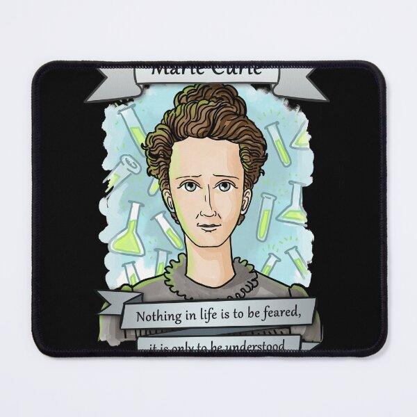 Item preview, Marie Curie designed and sold by Shecience.