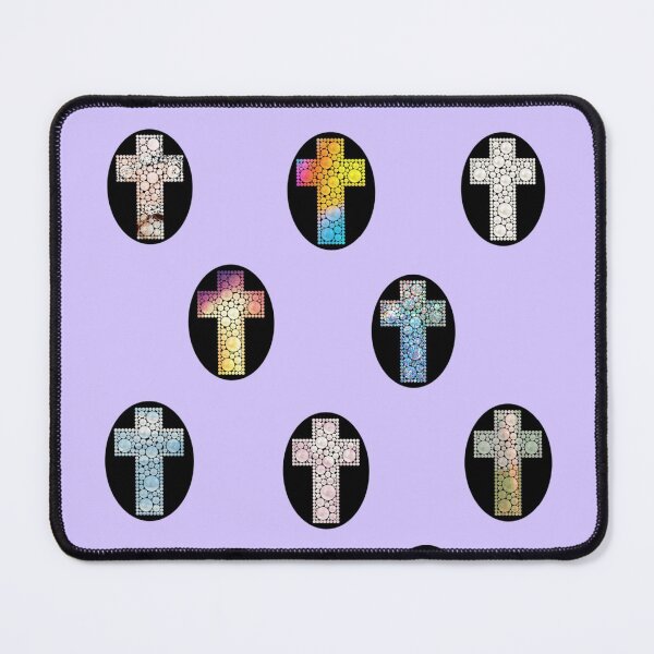 Item preview, Christian Cross Sticker Pack - Colourful Crosses designed and sold by TheKingdomAttic.