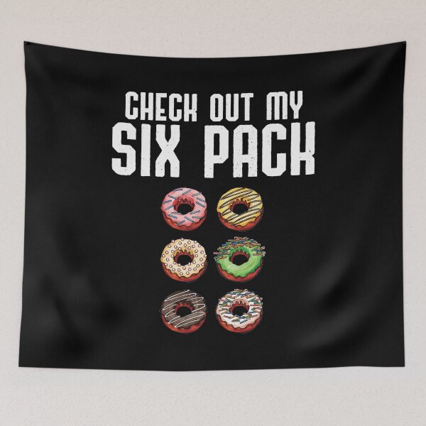 Item preview, Check Out My Six Pack Funny Work Out Fitness Gym Sweet Donut Muscle Abs Bodybuilder Foodie Stay in Shape designed and sold by Merchking1.