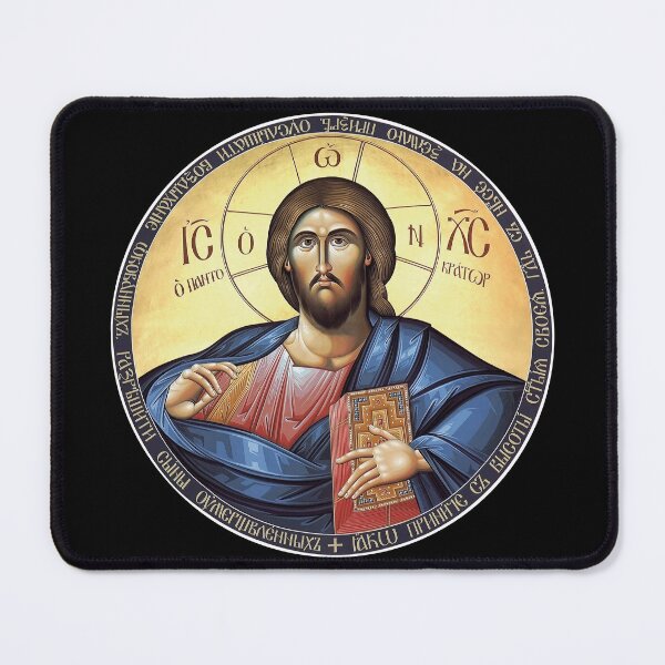 Item preview, Christ Pantocrator Orthodox Icon designed and sold by Beltschazar.
