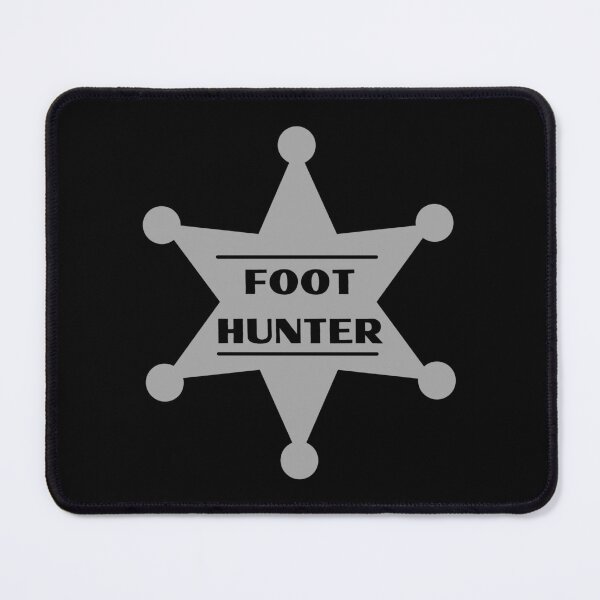 Item preview, Foot Hunter Gray Badge - Feet Fetish designed and sold by CaitU.