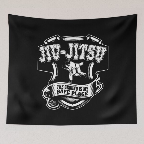 Item preview, Jiu Jitsu The Ground Is My Safe Space | Grappling designed and sold by Merchking1.
