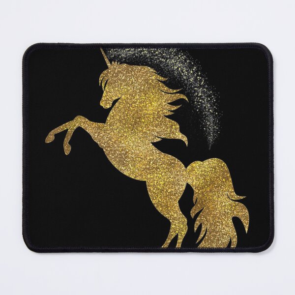 Item preview, Golden Cute Glitter Beautiful Unicorn Gold designed and sold by danielleclh.
