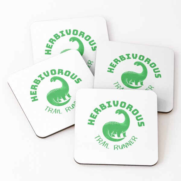 Item preview, Herbivorous trail runner tee designed and sold by lach3.