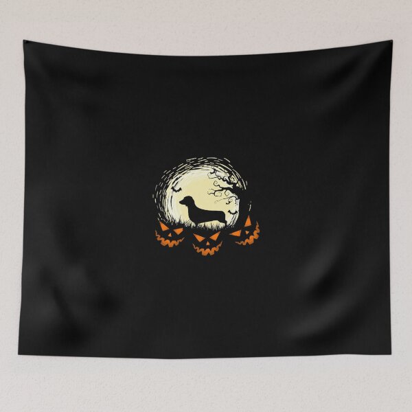 Item preview, Dachshund And Moon Halloween Tee For Dachshund Lovers designed and sold by ichieli.