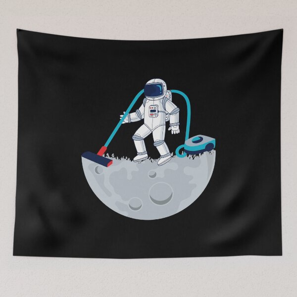 Item preview, Funny Science Space Moon Vacuum Cleaner Robot Astronaut Vacuum Day designed and sold by Merchking1.