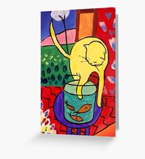 Matisse - Pussy Greeting Card
