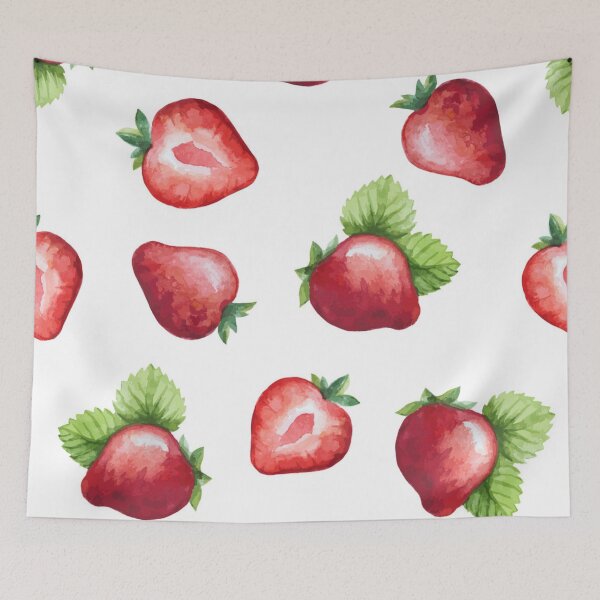 Item preview, strawberry seamless pattern designed and sold by Gurshnet68.
