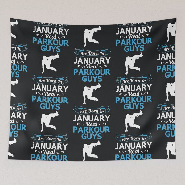 Item preview, Parkour Guy January Funny Design For Gift designed and sold by ConnoaPoint.
