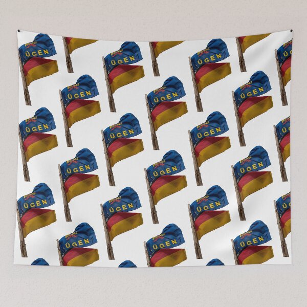 Item preview, The flag of the island of Ruegen with the German flag designed and sold by Ingo Gerlach.