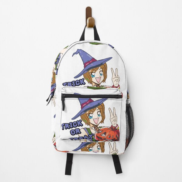 Item preview, Kawaii cute scary anime witch with pumpkin designed and sold by Merchandiser099.