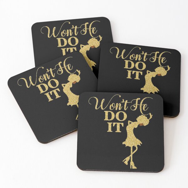 Item preview, African American Won't He Do It Gold designed and sold by danielleclh.