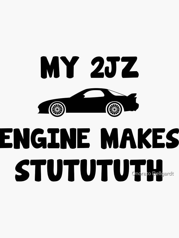 Tuned Engine Warning No Bra Self-Adhesive Sticker – 4.5x2 – 3SGTE, 2JZ, 1JZ, 7M – WarlordOne