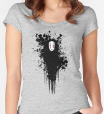 Ink face Women's Fitted Scoop T-Shirt