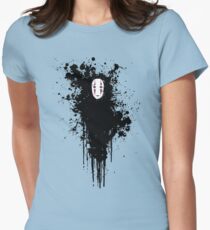 Ink face Women's Fitted T-Shirt