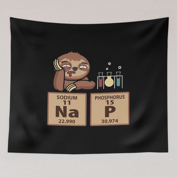 Item preview, Funny Science Chemistry Sloth Discovered Nap Periodically designed and sold by Merchking1.