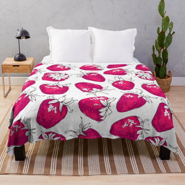 Item preview, strawberry seamless pattern designed and sold by Gurshnet68.