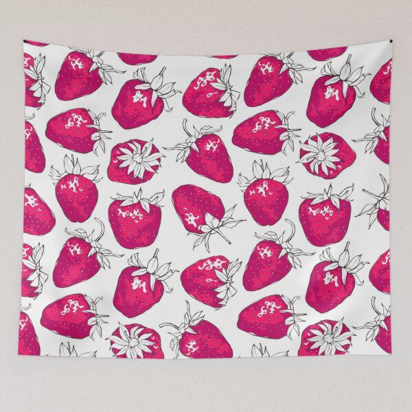 Item preview, strawberry seamless pattern designed and sold by Gurshnet68.