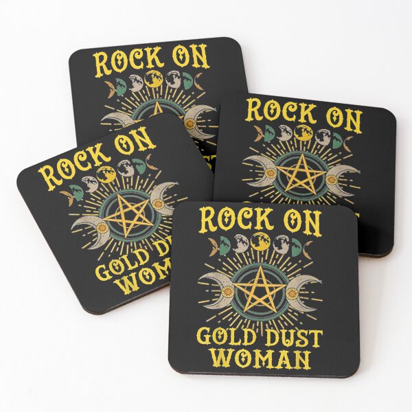 Item preview, Funny Rock On Gold Dust Woman Gift for Birthday designed and sold by danielleclh.