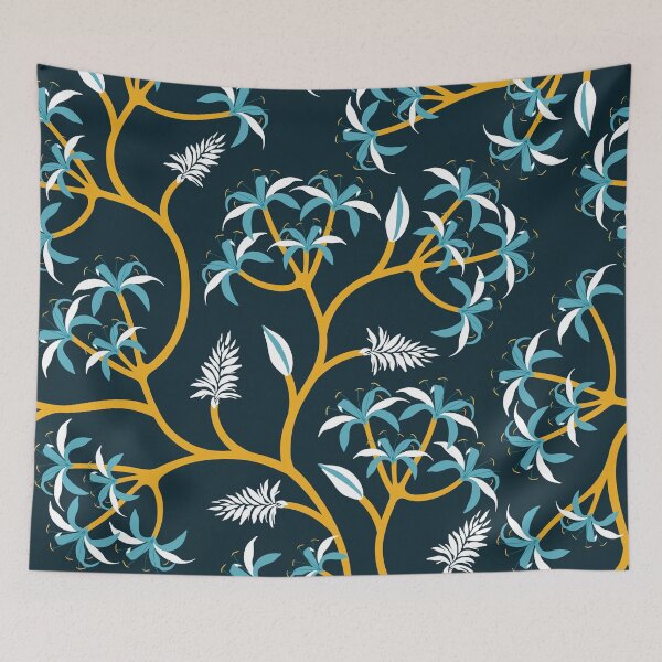 Item preview, Japanese-Inspired Floral Pattern designed and sold by hotsaucefactory.