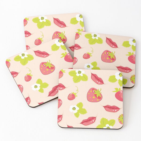 Item preview, strawberry seamless pattern designed and sold by Gurshnet68.