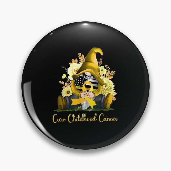 Item preview, Cure Childhood Cancer Awareness Gold Ribbon Gnome designed and sold by danielleclh.
