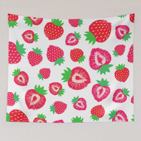 Item preview, strawberry seamless pattern designed and sold by Gurshnet68.