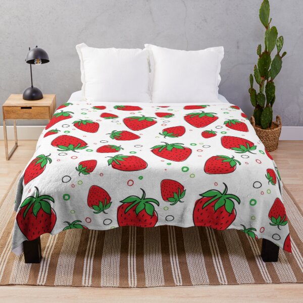 Item preview, strawberry seamless pattern designed and sold by Gurshnet68.