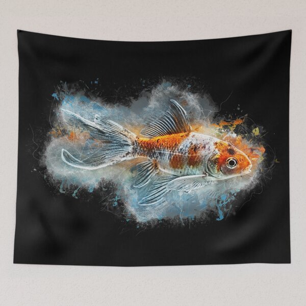 Item preview, Shubunkin - Carassius auratus designed and sold by AquariumLutter.