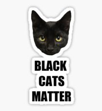 Pegatina Black Cats Matter