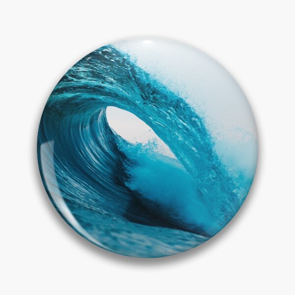 Item preview, Barrel Wave - Landscape of Blue Sea Water Wave designed and sold by Hassan  Adnan.