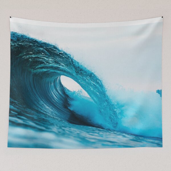 Item preview, Barrel Wave - Landscape of Blue Sea Water Wave designed and sold by Hassan  Adnan.