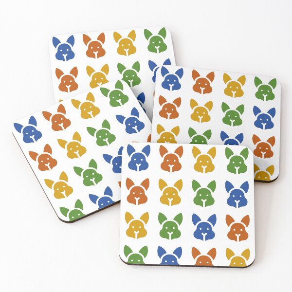 Item preview, Rabbits (Coloured Pattern) designed and sold by PSheekey.