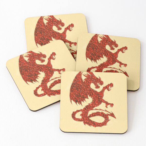 Artikelvorschau, Abstrakter Farbdruck roter Drache entworfen und verkauft von artdragongift 15.
