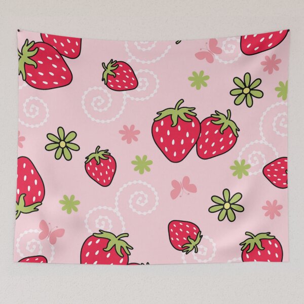 Item preview, strawberry seamless pattern designed and sold by Gurshnet68.