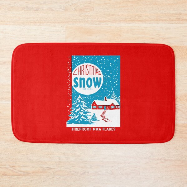 Item preview, CHRISTMAS SNOW FLAKES (RED BACKGROUND) - PACKAGING designed and sold by ThrowbackAds.