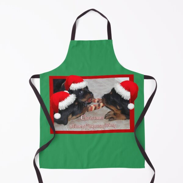 Item preview, Christmas Rottweilers: A Time Of Joyous Giving Vector Art designed and sold by taiche.