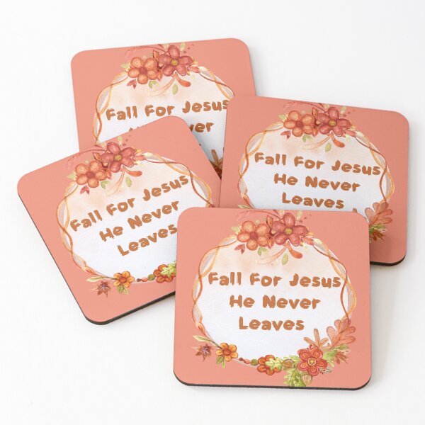 Item preview, Fall For Jesus He Never Leaves designed and sold by Baboki.