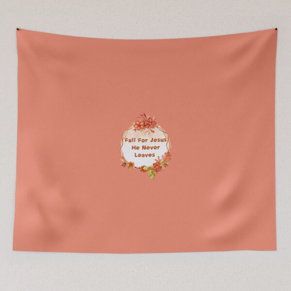 Item preview, Fall For Jesus He Never Leaves designed and sold by Baboki.