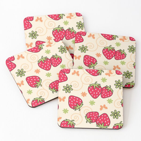 Item preview, strawberry seamless pattern designed and sold by Gurshnet68.