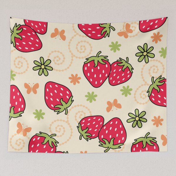 Item preview, strawberry seamless pattern designed and sold by Gurshnet68.