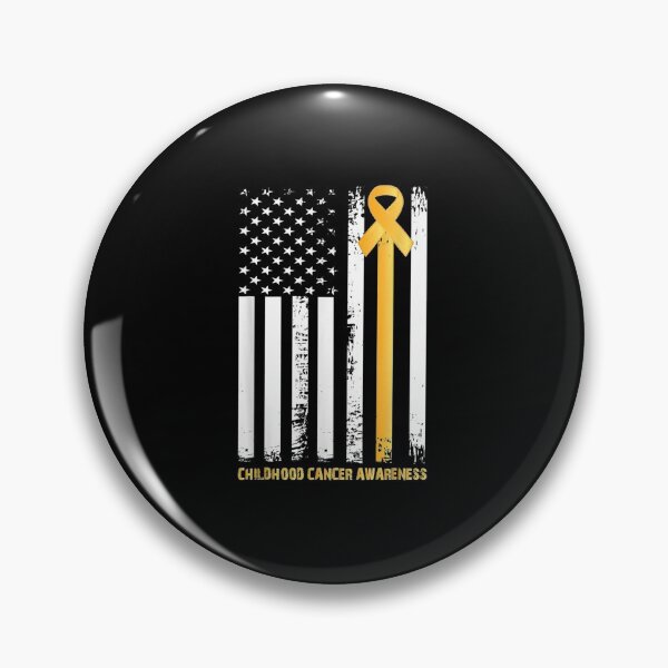 Item preview, Gold ribbon in a flag designed and sold by danielleclh.