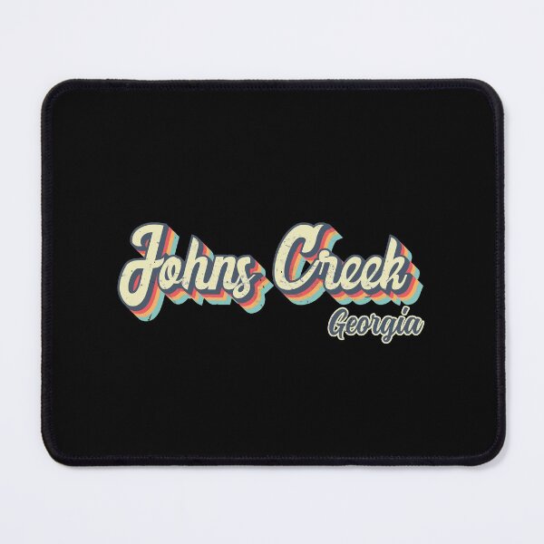 Item preview, Johns Creek City Georgia Retro Vintage 70s rainbow designed and sold by Teelogic.