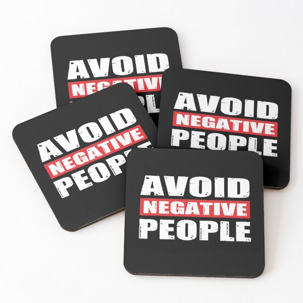Item preview, AVOID NEGATIVE PEOPLE  designed and sold by NexiPrint.