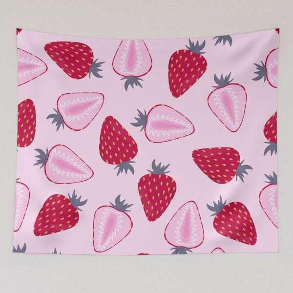 Item preview, strawberry seamless pattern designed and sold by Gurshnet68.
