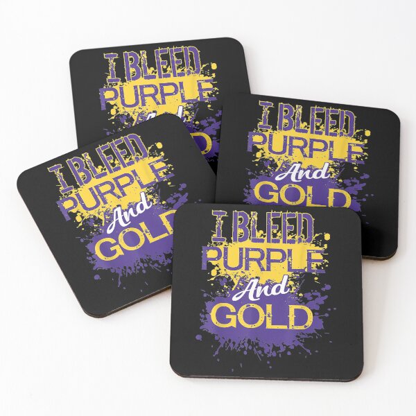 Item preview, I Bleed Purple And Gold Team Player Or Sports Fan designed and sold by danielleclh.