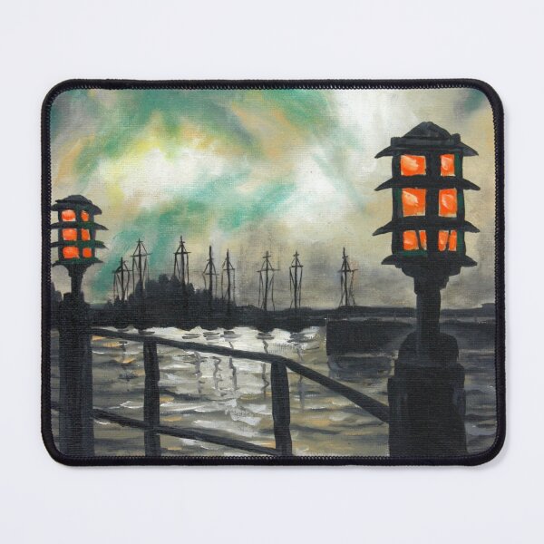 Item preview, Oil Painting - Emeryville Marina IV, 2008 designed and sold by Igor Pozdnyakov.