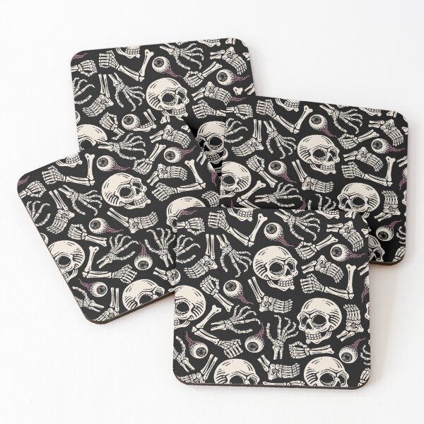 Item preview, Cute skull and eyeball pattern designed and sold by monsterplanet.