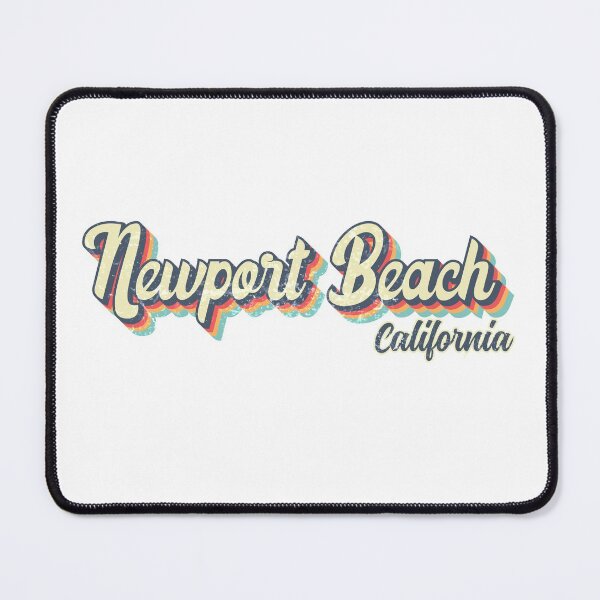 Item preview, Newport Beach City California Retro Vintage 70s rainbow designed and sold by Teelogic.